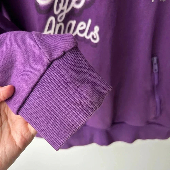 Crooks  & Castles LA Serif Hoodie Purple Cheap - Picture 8 of 14